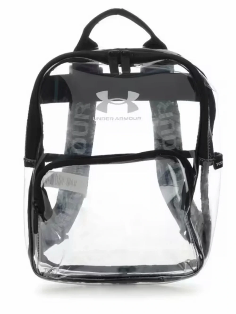 Under Armour Clear Mini Backpack with Black Trim and Branded Straps